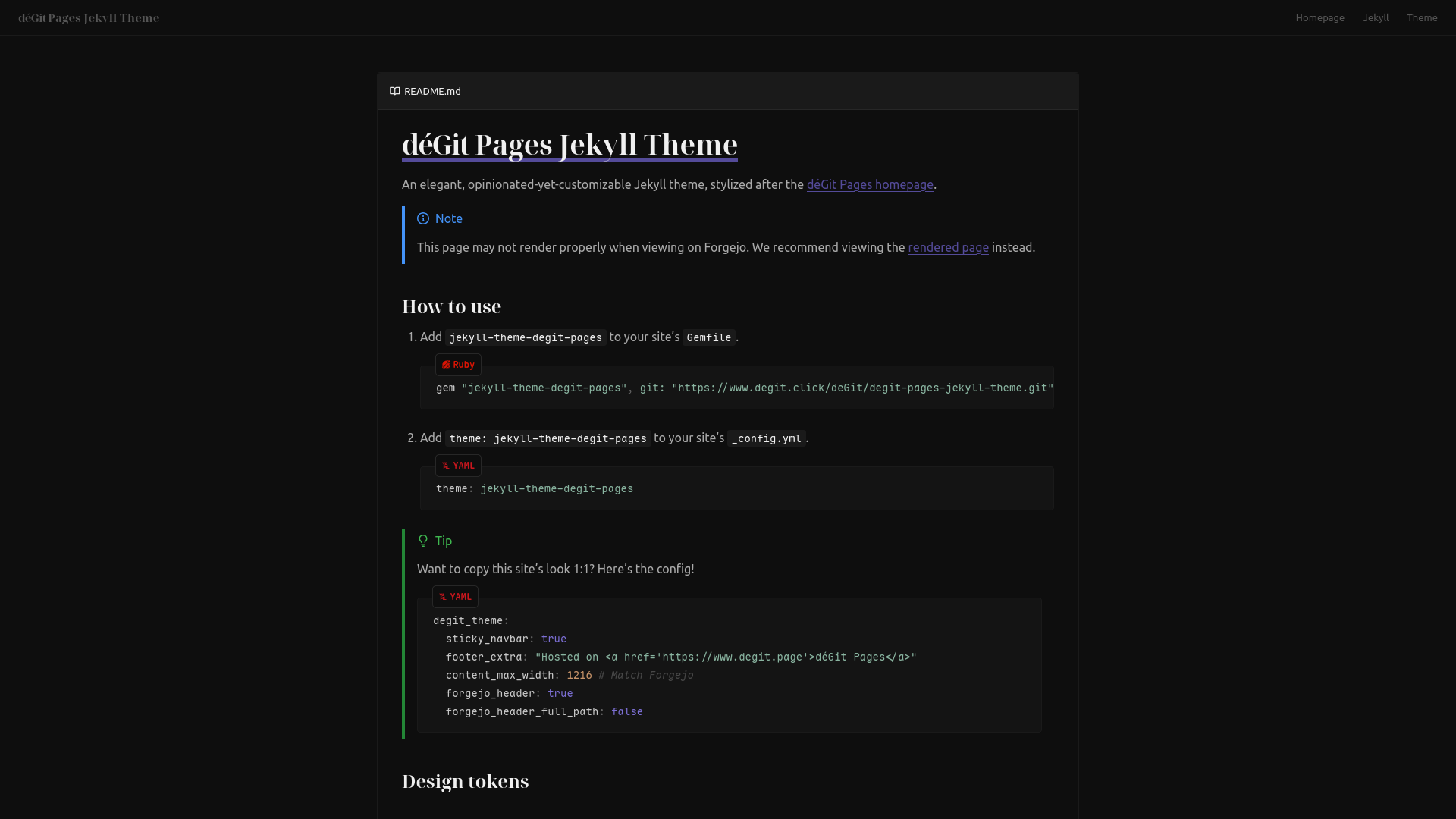 This page with `content_max_width` set to the default `860`